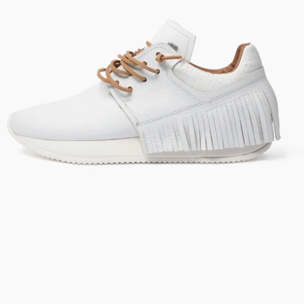 Esse ut Esse leather fringe sneakers
